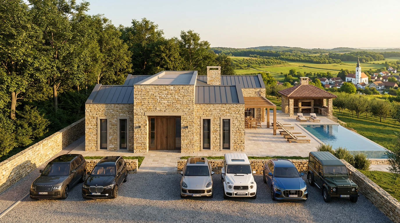 Zemljište 4900 m2 za izgradnju Vile s bazenom - Šandrovac